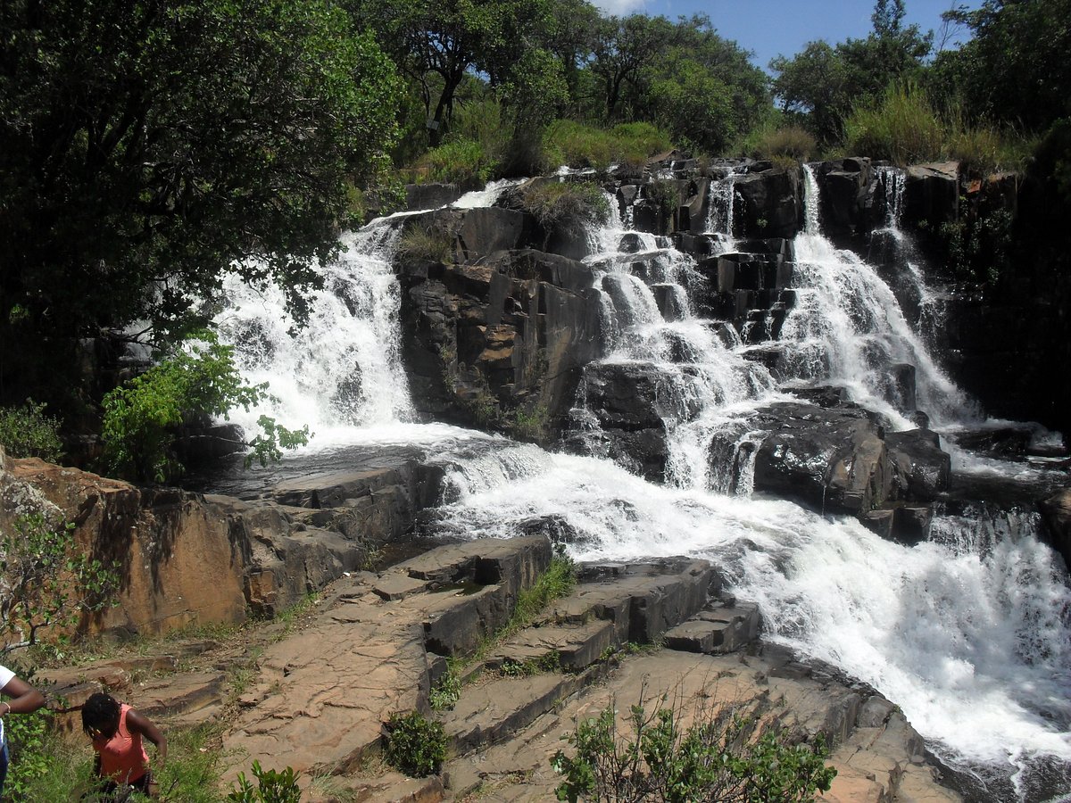An Awing Cascading Waterfall